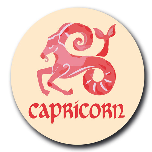 Magnet Me Up Capricorn 5" Round Magnet Heavy Duty for Car Truck SUV Waterproof