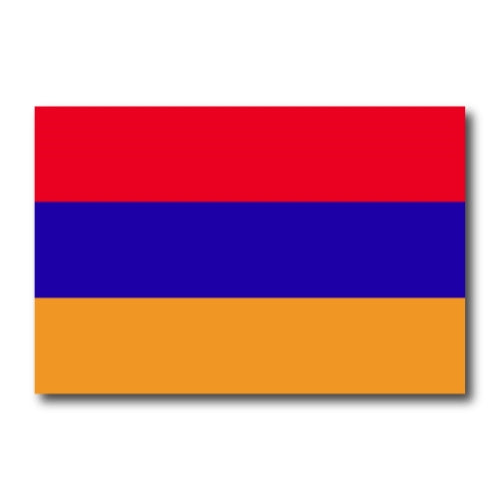 Armenia Armenian Flag Car Magnet Decal - 4 x 6 Heavy Duty for Car Truck SUV