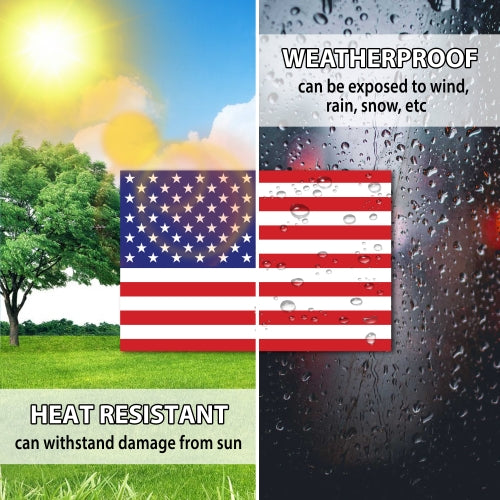 Magnet Me Up American Flag & Thin Blue Line Distressed American Flag Combo Pack 4x6 Magnet Heavy Duty for Car Truck SUV