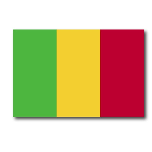 Mali Flag Car Magnet Decal - 4 x 6 Heavy Duty for Car Truck SUV