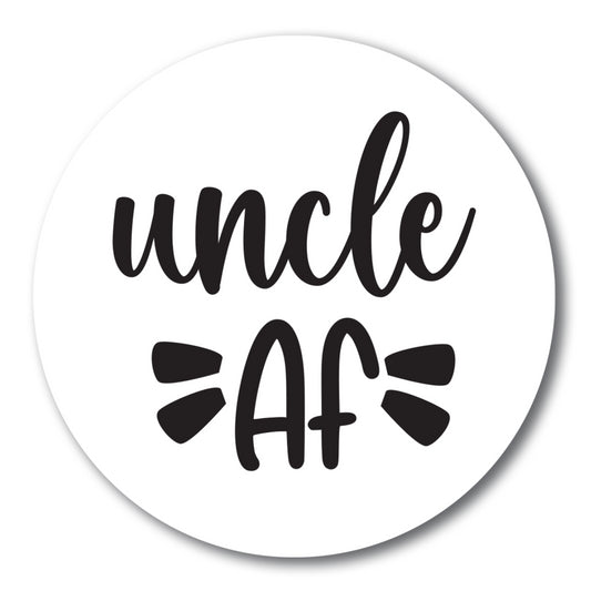 Magnet Me Up Funny Cute Uncle AF Magnet Decal, 5 Inch, Heavy Duty Automotive Magnet for Car Truck SUV Or Any Other Magnetic Surface, for Uncles, Made in USA