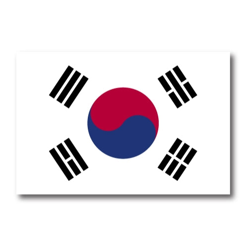 South Korea Flag Car Magnet Decal - 4 x 6 Heavy Duty for Car Truck SUV …